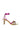 Back View Azalea Wang Aubrielle Multi Novelty Heel Sandal