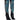 Front View Azalea Wang Axelle Embellished Over The Knee Boot In Black Blue