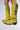 Front View Azalea Wang Ayanna Gold Cowboy Boot