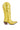 Side View Azalea Wang Ayanna Gold Cowboy Boot