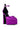 Back View Azalea Wang Baddest Of Them All Chunky Pump In Purple