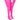 Front View Azalea Wang Baize Thigh High Boot In Pink