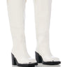 Front View Azalea Wang Baklava White Boot