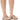 Front View Azalea Wang Ballet Diamante Nude Flat