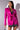 Front View Azalea Wang Bar None Satin Blazer With Tie Sash