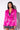 Back View Azalea Wang Bar None Satin Blazer With Tie Sash