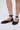 Front View Azalea Wang Beautimous Black Lace Up Ballet Flat