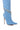 Full View Azalea Wang Bebop Embellished Zipper Detail Stiletto Boot In Denim