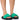 Front View Azalea Wang Bee Flat Sandal In Green