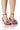 Front View Azalea Wang Bevie Fuchsia Butterfly Sandal