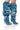 Side View Azalea Wang Bexley Acid Wash Denim Slouch Boot In Blue