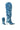 Back View Azalea Wang Bexley Acid Wash Denim Slouch Boot In Blue