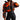 Front View Azalea Wang Big Spender Cropped Camo Puffer in Orange Camo