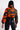 Detail View Azalea Wang Big Spender Cropped Camo Puffer in Orange Camo