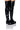 Front View Azalea Wang Big Stepper Thigh High Flatform Boot In Black