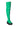 Back View Azalea Wang Big Stepper Thigh High Flatform Boot In Green