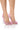 Front View Azalea Wang Blakely Embellished Pvc Stiletto Pump In Pink