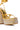 Extra View Azalea Wang Blaze Embellished Platform Sandal In Gold