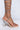 Full View Azalea Wang Bling Bling Lace Up Sandal In Nude in Nude