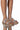 Front View Azalea Wang Bling Me Out Flat Sandal In Nude