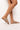 Side View Azalea Wang Bling Me Out Flat Sandal In Nude