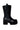 Side View Azalea Wang Blizzard Chunky Western Boot In Black