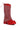 Back View Azalea Wang Bloomfield Embellished Boot In Red