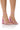 Front View Azalea Wang Blush Chunky Embellished Sandal In Pink