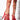 Front View Azalea Wang Bondage Lace Up Stiletto Sandal In Coral in Coral