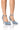 Front View Azalea Wang Break The Rules Embellished Pump In Denim