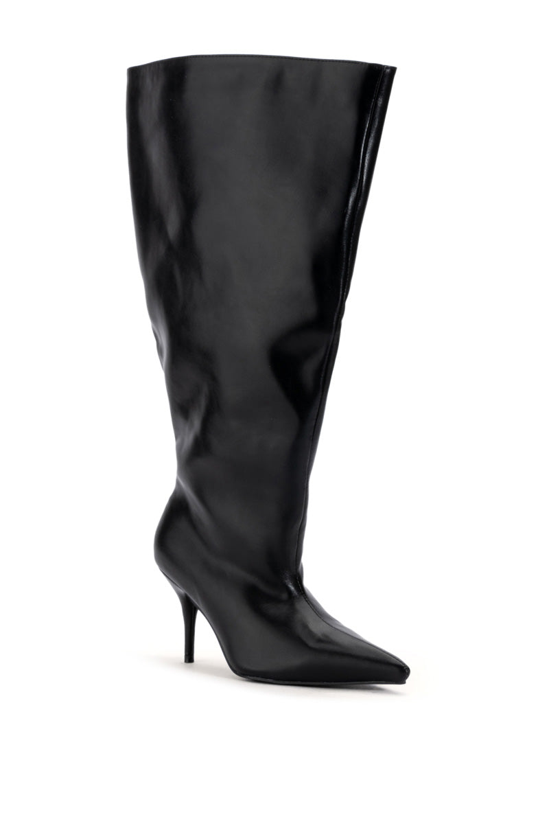 AZALEA WANG BRIGHTEN BUCKET BOOT IN BLACK – AKIRA