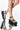 Front View Azalea Wang Bring On The Night Flatform Sandal In Black