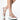 Front View Azalea Wang Bring On The Night Flatform Sandal In White