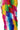 Full View Azalea Wang Bring The Party Knee High Boot With Rainbow Fringe