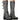 Front View Azalea Wang Bronson Black Rhinestone Embellished Boot