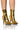 Front View Azalea Wang Brooklyn Gold Bootie