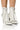 Front View Azalea Wang Brooklyn Pu Bootie In White