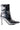 Side View Azalea Wang Brooklyn Stiletto Bootie In Silver