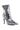 Back View Azalea Wang Brooklyn Stiletto Bootie In Silver