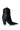 Side View Azalea Wang Bryden Black Metal Toe Western Bootie