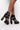 Side View Azalea Wang Buckle Up Chunky Sandal In Black Multi