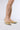 Front View Azalea Wang Cacio Gold Lace Up Ballet Flat