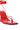 Extra View Azalea Wang Caddie Strappy Wedge Sandal In Red