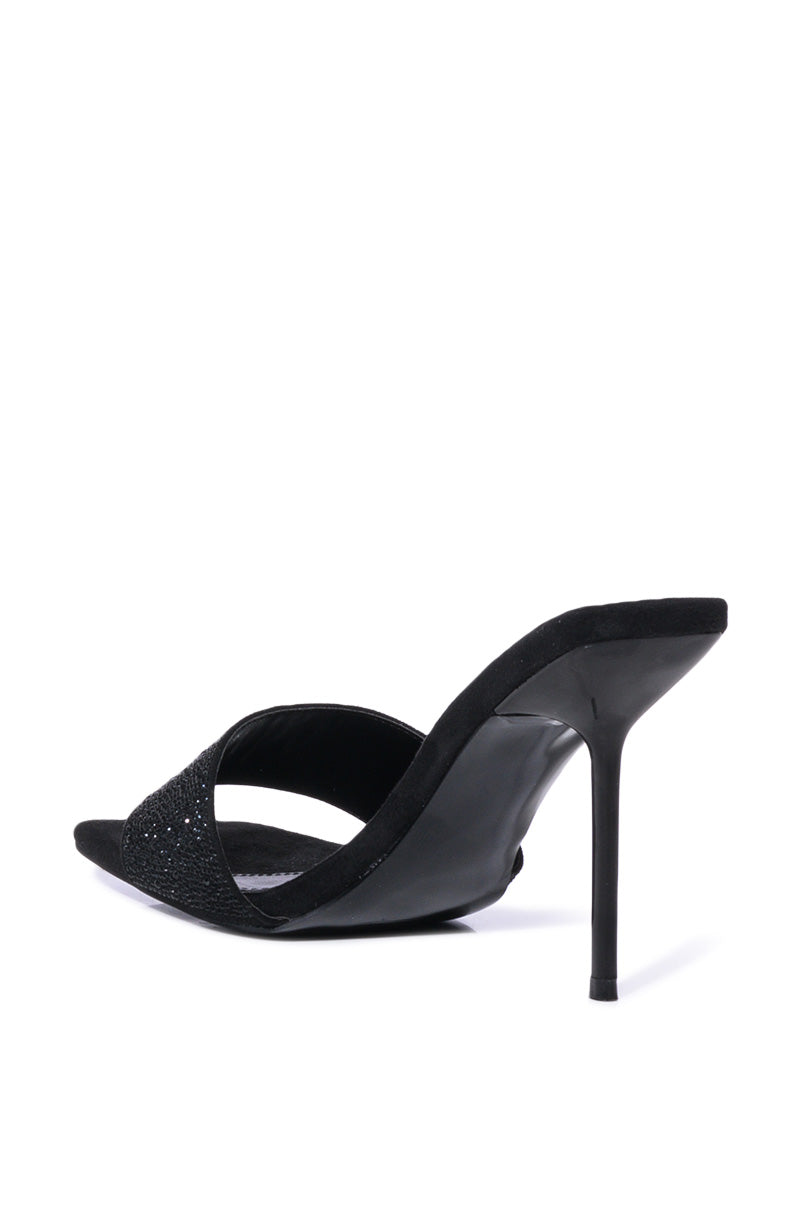 Detail View Azalea Wang Caily Black Stiletto Mule