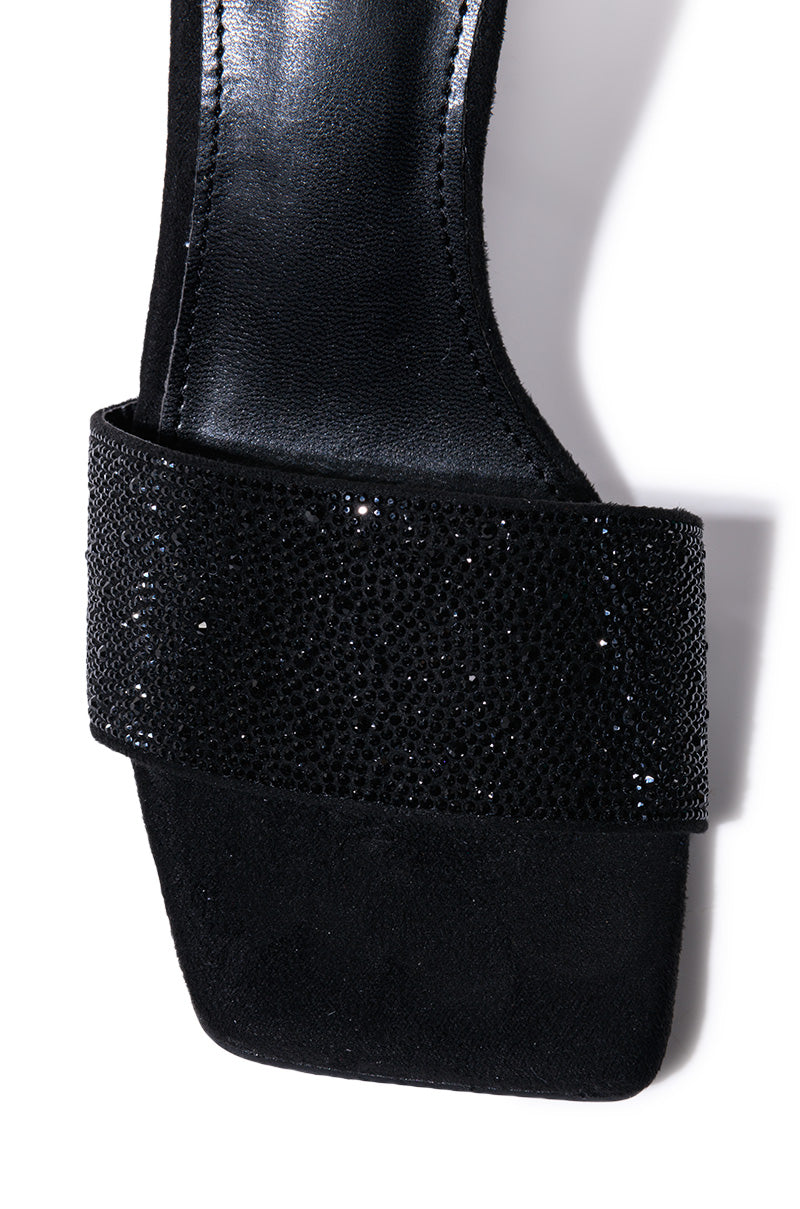 Full View Azalea Wang Caily Black Stiletto Mule