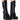 Front View Azalea Wang Calibri Black Chunky Bootie