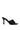 Side View Azalea Wang Camilo Black Slip On Sandal