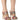 Front View Azalea Wang Camp Embellished Stiletto Sandal In Gold