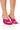 Front View Azalea Wang Candid Bling Stiletto Sandal In Fuchsia