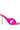 Side View Azalea Wang Candid Bling Stiletto Sandal In Fuchsia